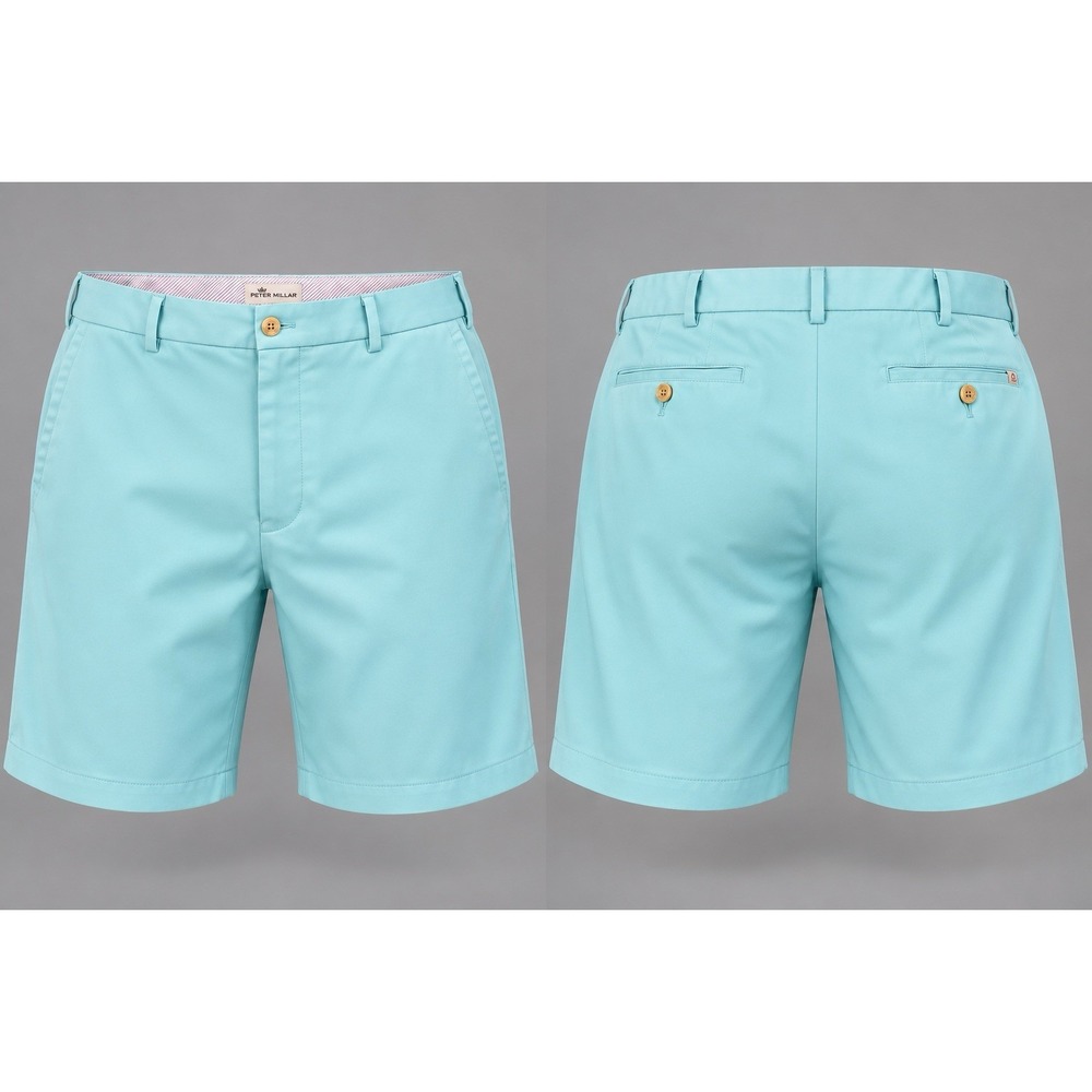 Peter Millar shorts Mens 42  crown crafted Performance Golf   aqua grean blue